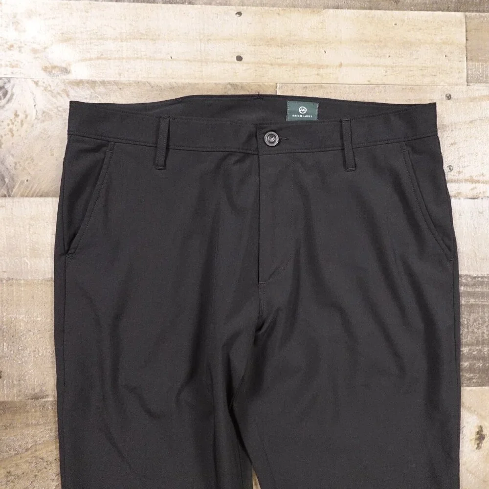 Adriano Goldschmied‎ green label pant 35x30 black lightweight golf